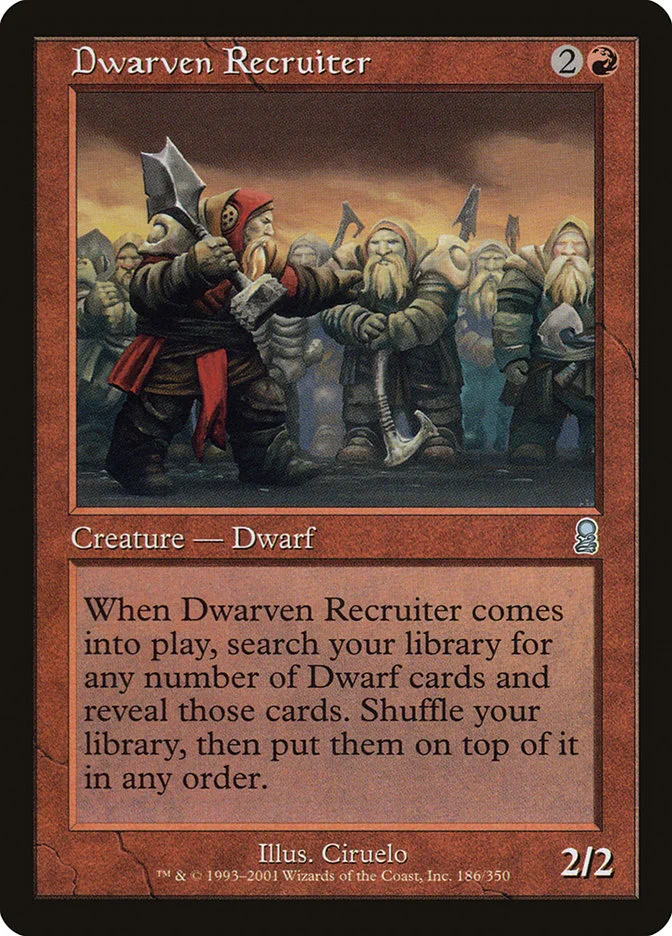 Dwarven Recruiter 「ODY/186」「EN」