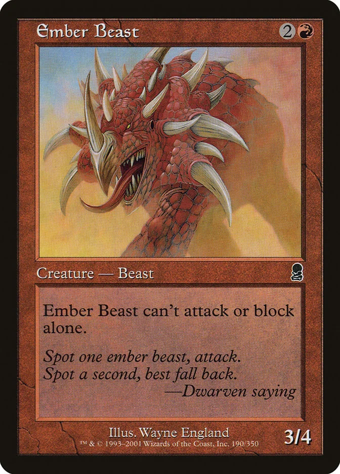 Ember Beast 「ODY/190」「EN」