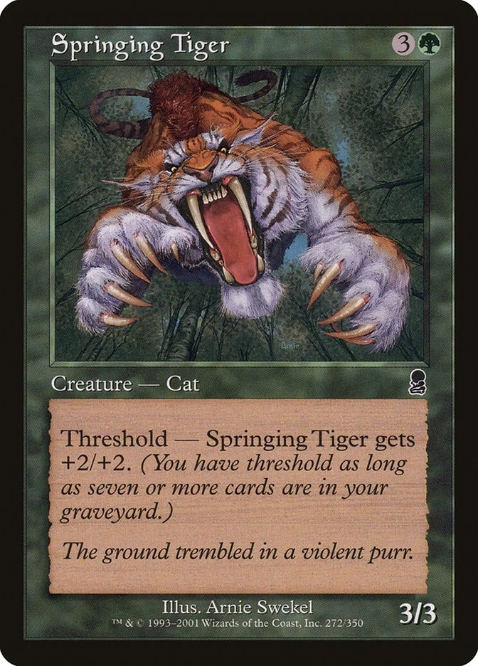 Springing Tiger 「ODY/272」「EN」