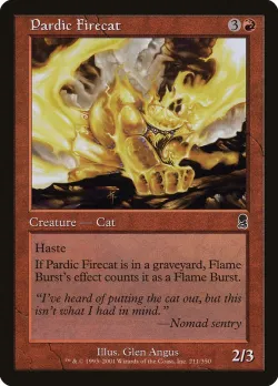Pardic Firecat #211 · Magic: The Gathering