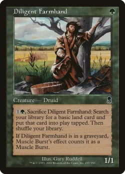 Diligent Farmhand #237 · Magic: The Gathering