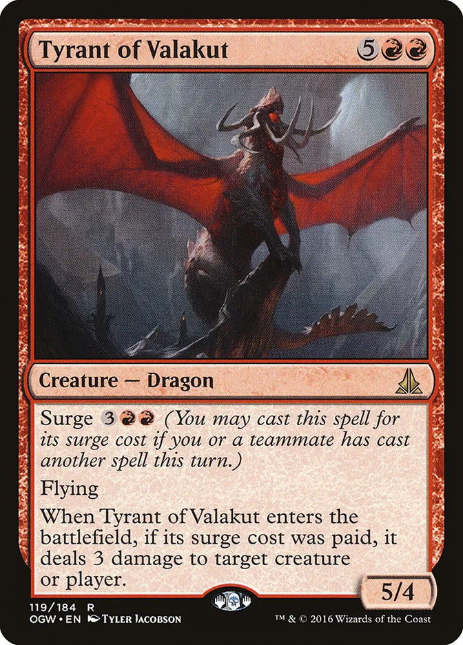 Tyrant of Valakut 「OGW/119」「EN」