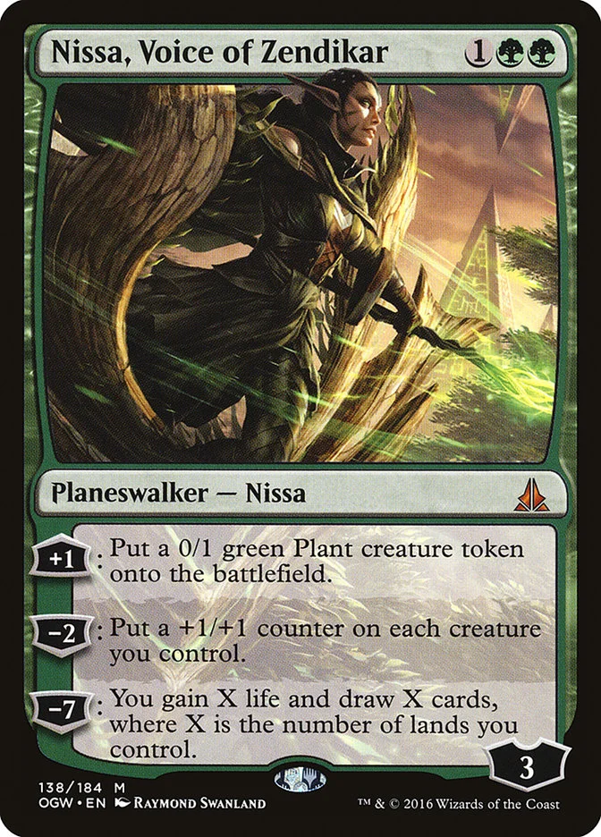 Nissa, Voice of Zendikar 「OGW/138」「EN」
