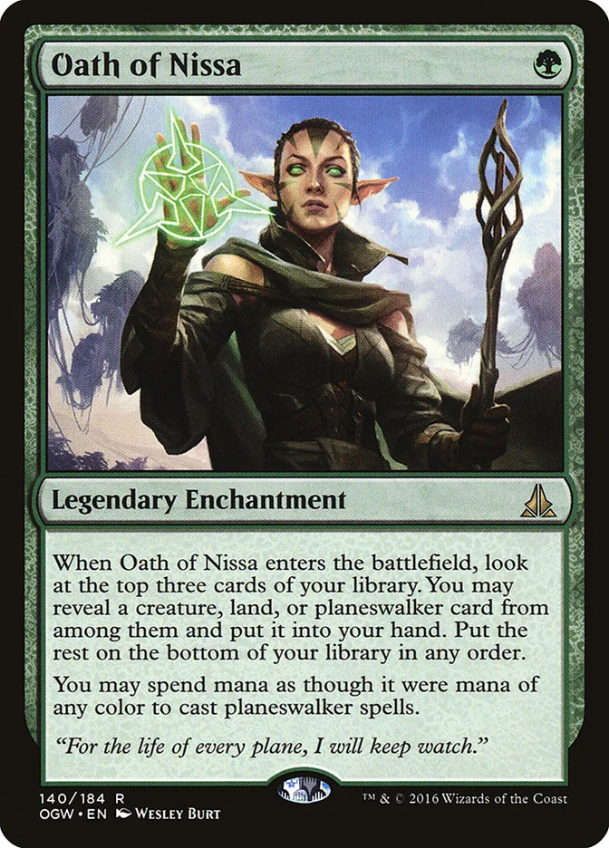 Oath of Nissa 「OGW/140」「EN」