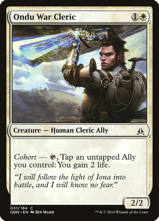 Ondu War Cleric 「OGW/31」「EN」