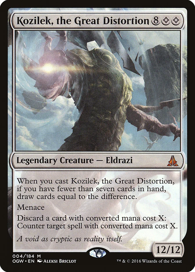 Kozilek, the Great Distortion 「OGW/4」「EN」