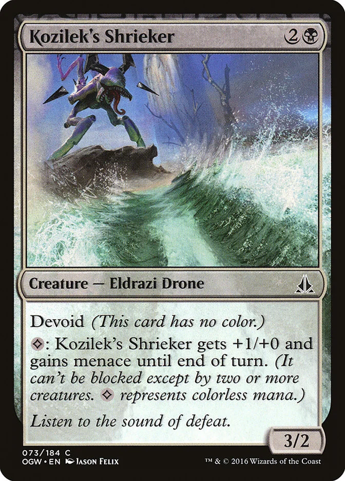Kozilek's Shrieker 「OGW/73」「EN」