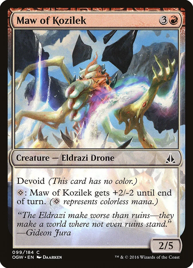 Maw of Kozilek 「OGW/99」「EN」
