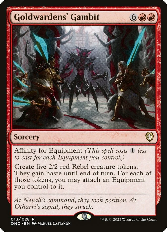 Goldwardens' Gambit 「ONC/13」「EN」