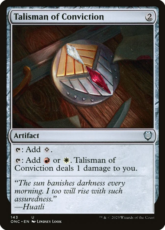 Talisman of Conviction 「ONC/143」「EN」