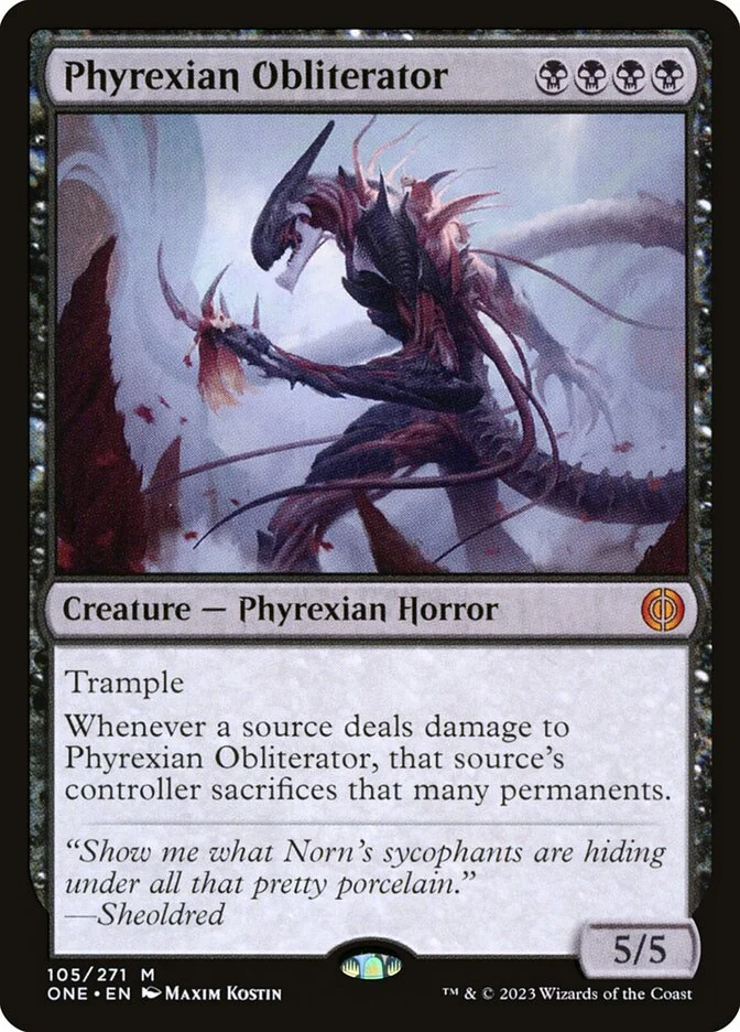 Phyrexian Obliterator 「ONE/105」「EN」