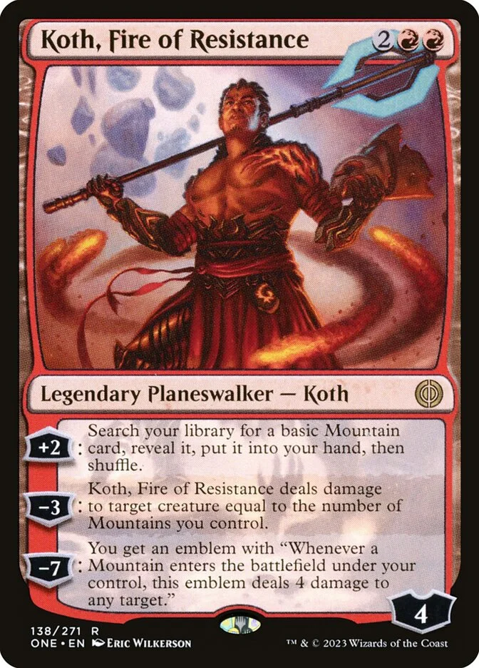 Koth, Fire of Resistance 「ONE/138」「EN」