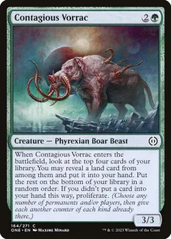 Contagious Vorrac #164 · Magic: The Gathering