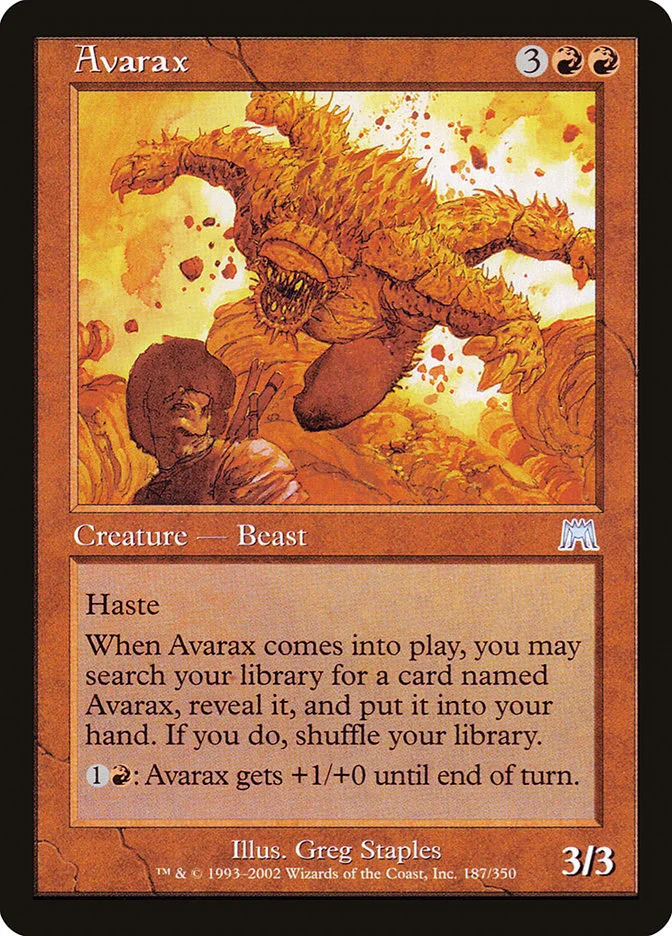 Avarax 「ONS/187」「EN」