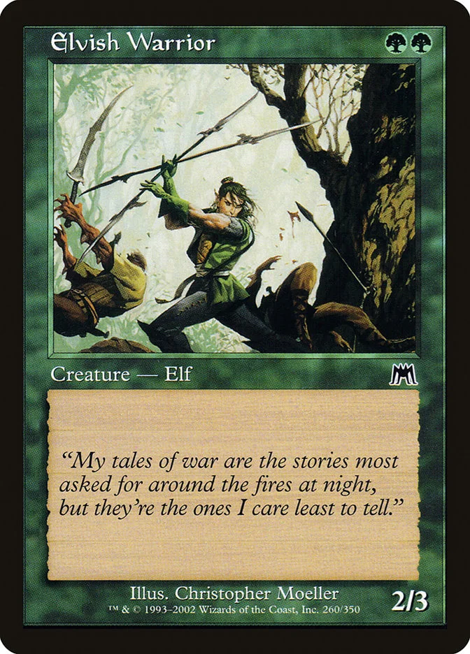 Elvish Warrior 「ONS/260」「EN」