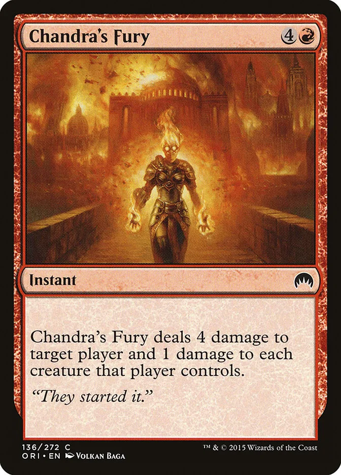 Chandra's Fury 「ORI/136」「EN」