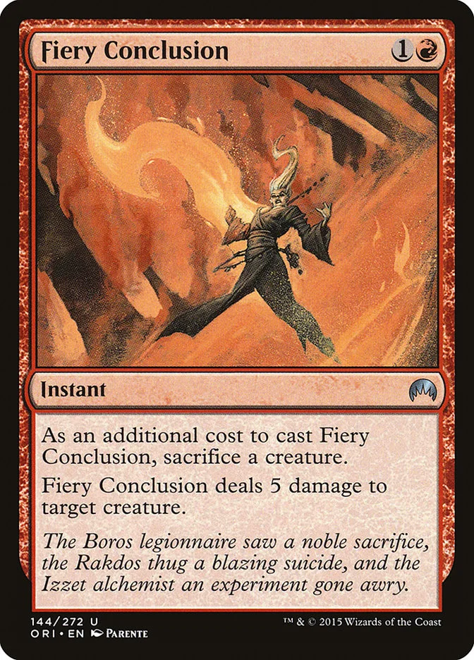 Fiery Conclusion 「ORI/144」「EN」