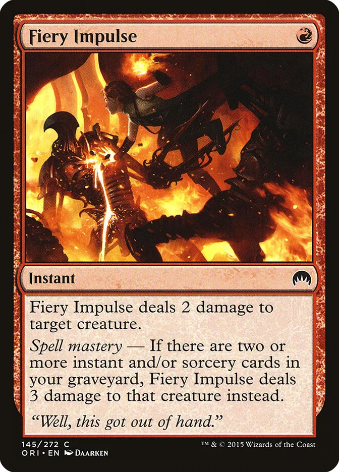 Fiery Impulse 「ORI/145」「EN」