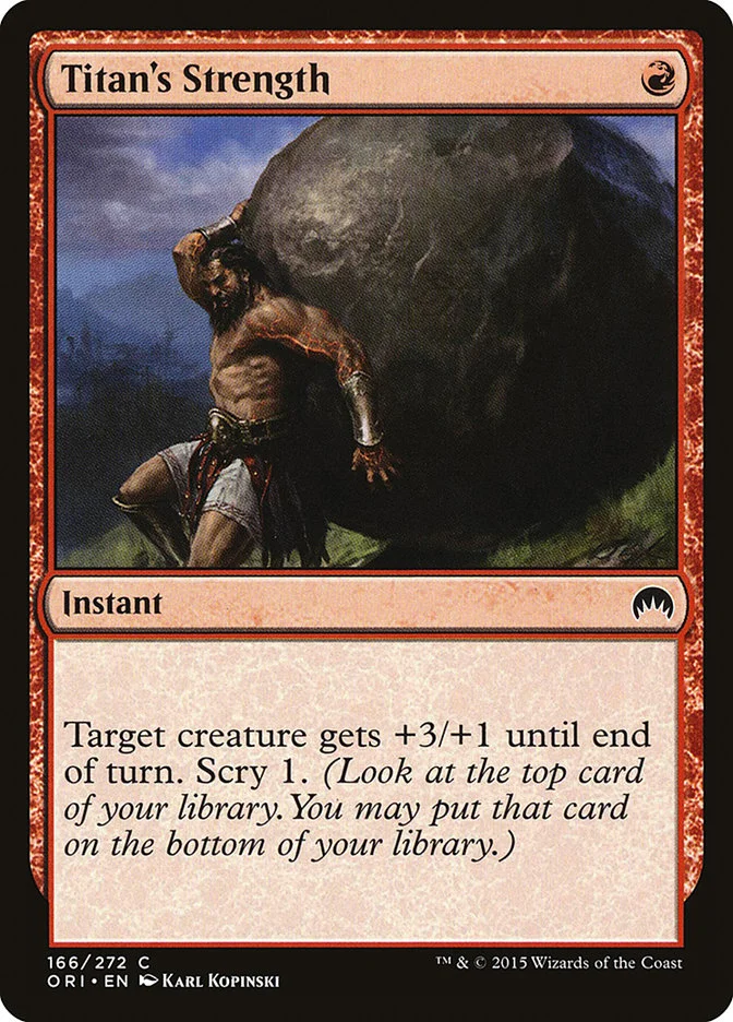 Titan's Strength 「ORI/166」「EN」
