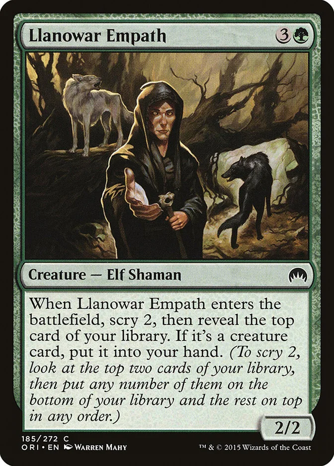 Llanowar Empath 「ORI/185」「EN」