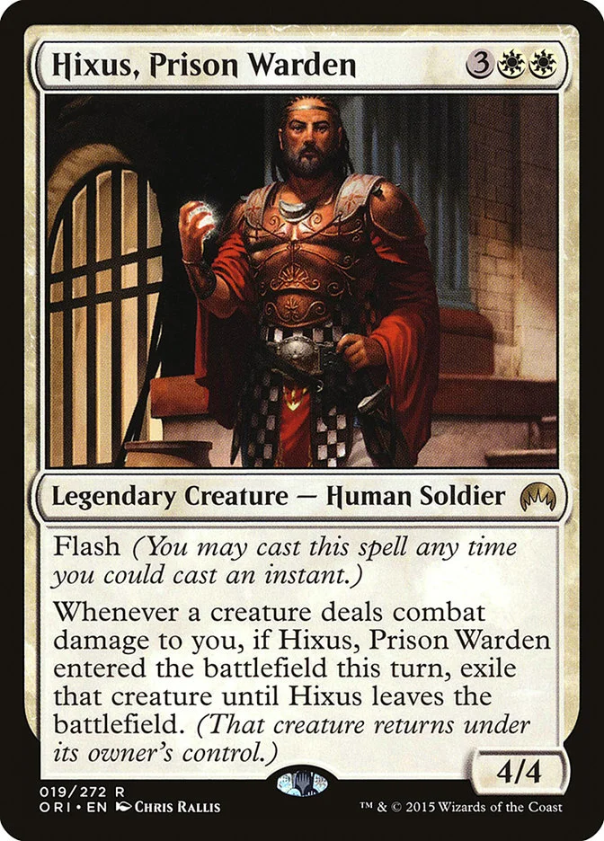 Hixus, Prison Warden 「ORI/19」「EN」