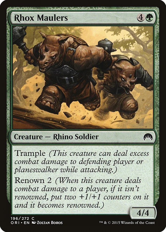 Rhox Maulers 「ORI/196」「EN」
