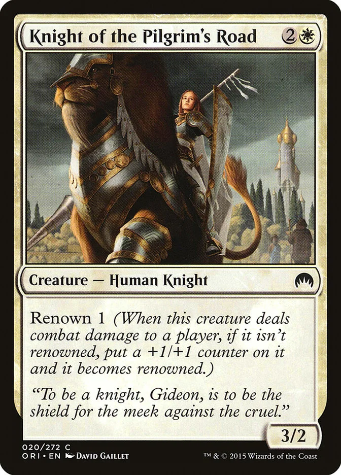 Knight of the Pilgrim's Road 「ORI/20」「EN」