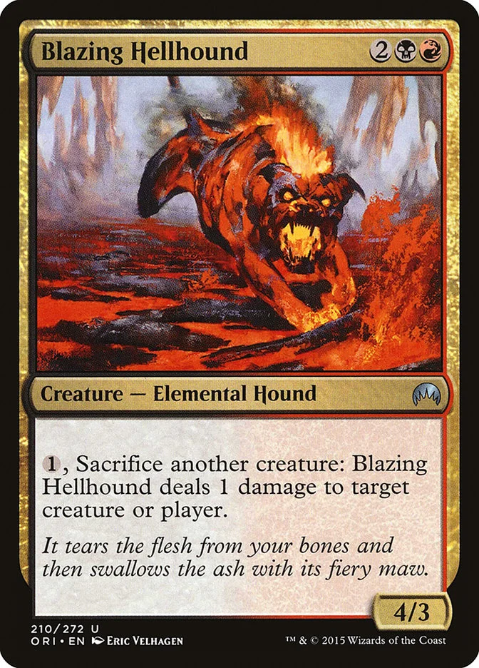 Blazing Hellhound 「ORI/210」「EN」