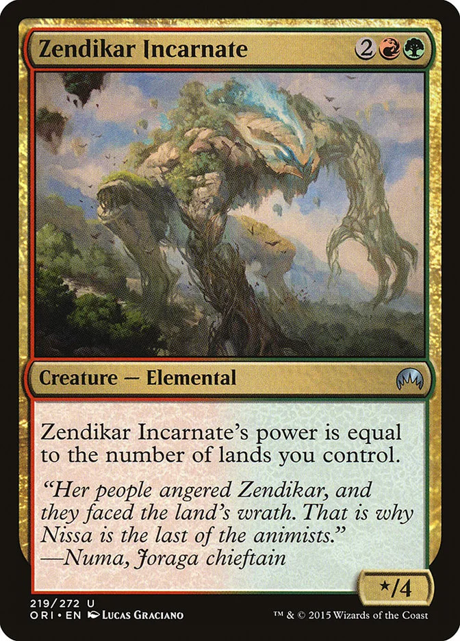 Zendikar Incarnate 「ORI/219」「EN」