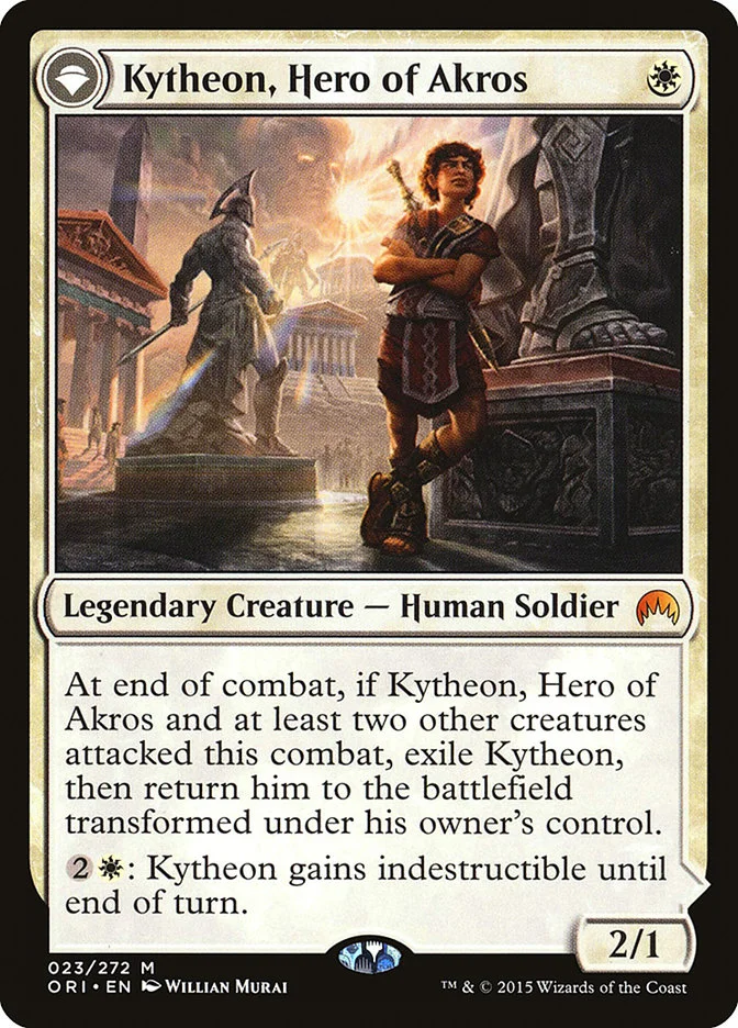 Kytheon, Hero of Akros // Gideon, Battle-Forged 「ORI/23」「EN」