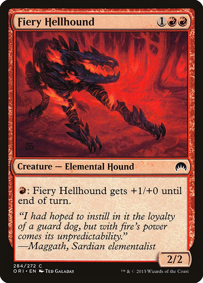 Fiery Hellhound 「ORI/284」「EN」