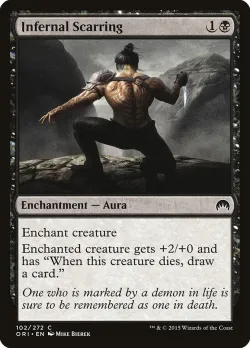 Infernal Scarring #102 · Magic: The Gathering