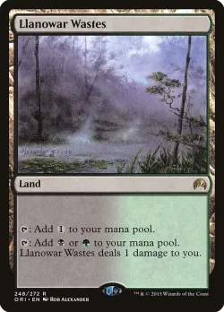 Llanowar Wastes 「ORI/248」「EN」