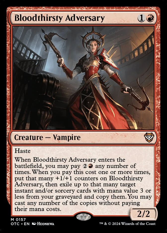 Bloodthirsty Adversary 「OTC/157」「EN」