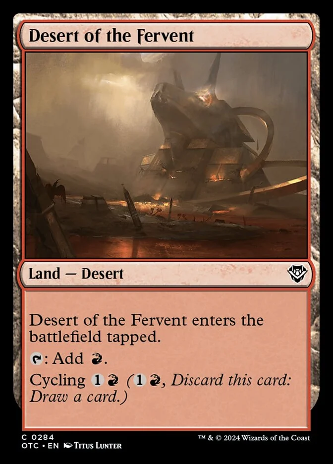 Desert of the Fervent 「OTC/284」「EN」
