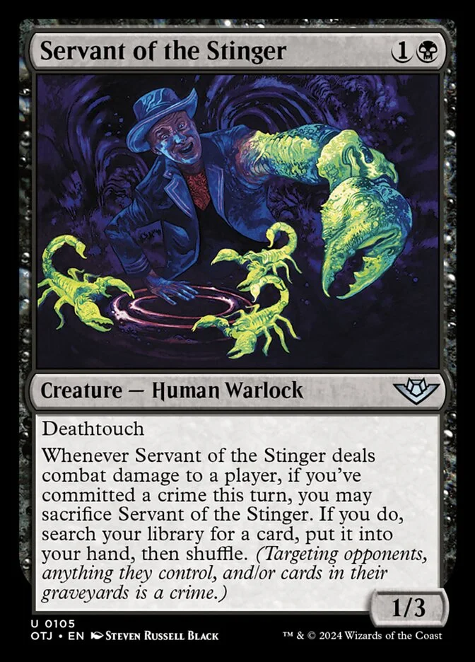 Servant of the Stinger 「OTJ/105」「EN」