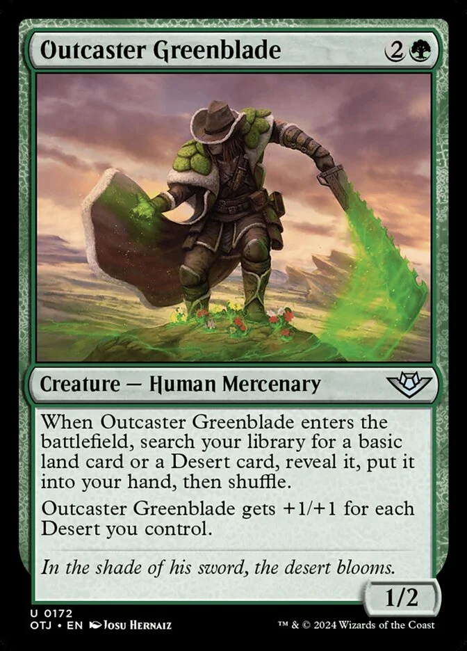 Outcaster Greenblade 「OTJ/172」「EN」
