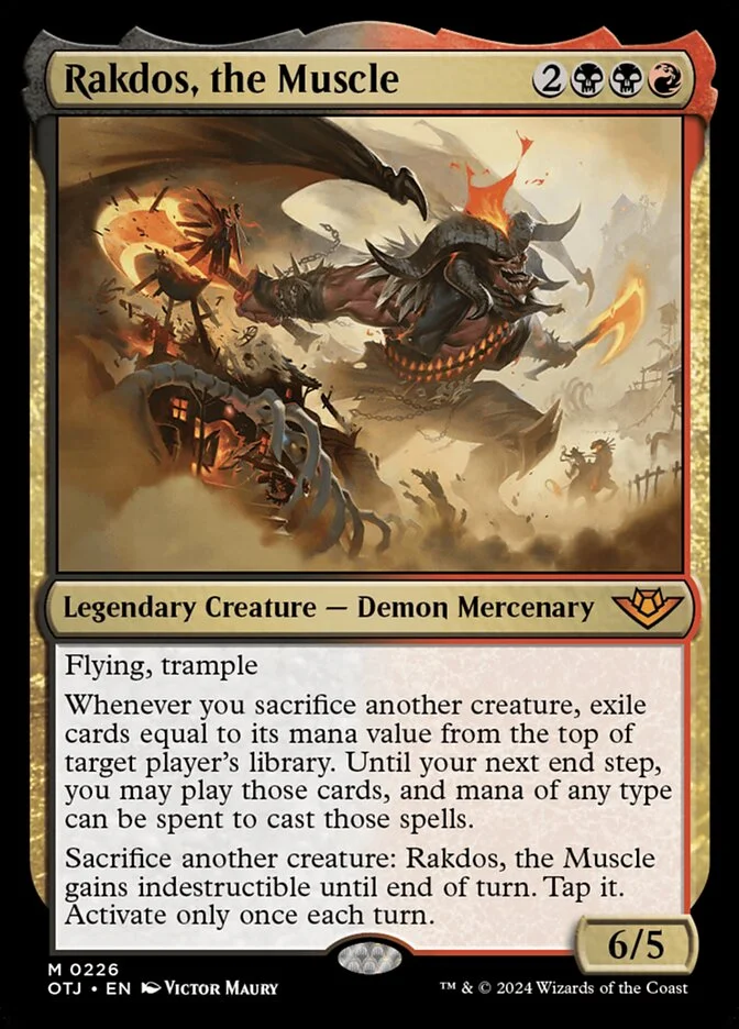 Rakdos, the Muscle 「OTJ/226」「EN」