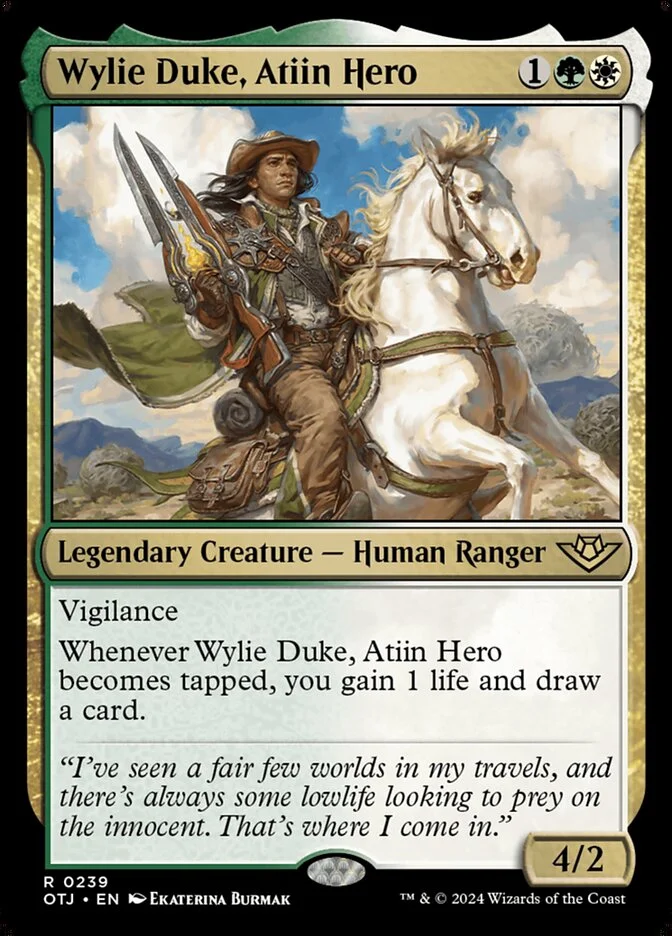Wylie Duke, Atiin Hero 「OTJ/239」「EN」