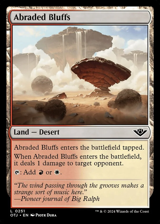 Abraded Bluffs 「OTJ/251」「EN」