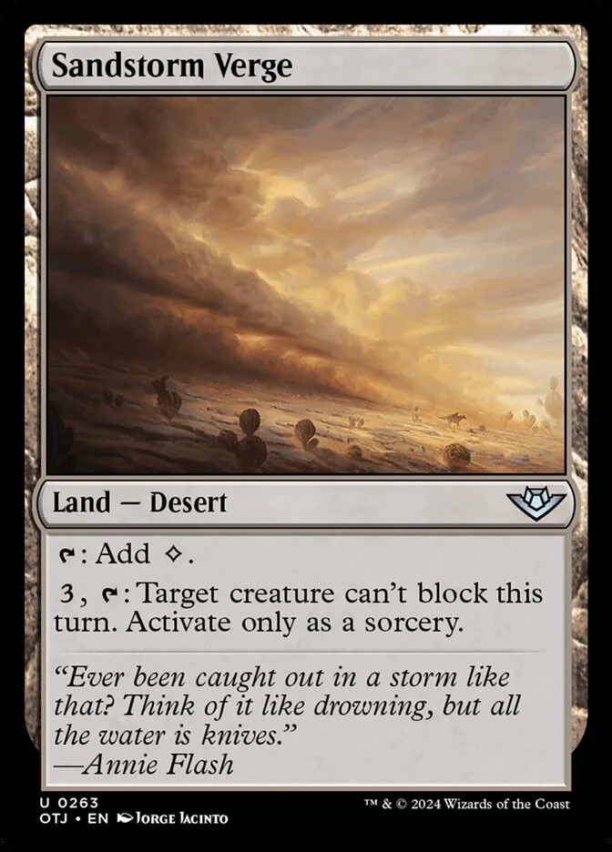 Sandstorm Verge 「OTJ/263」「EN」