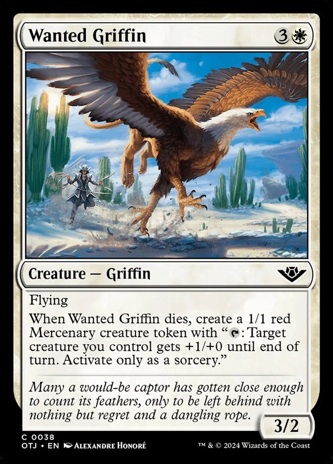 Wanted Griffin 「OTJ/38」「EN」