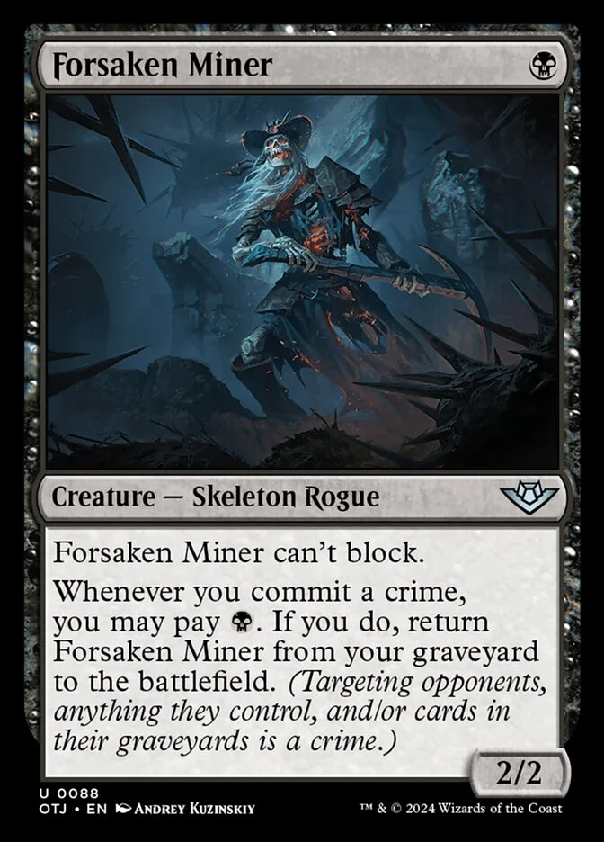 Forsaken Miner 「OTJ/88」「EN」