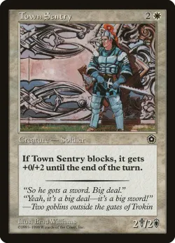 Town Sentry #25 · Magic: The Gathering