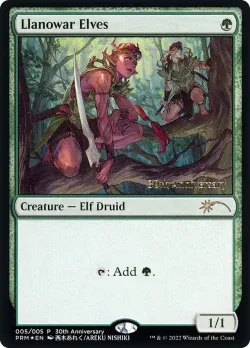 Llanowar Elves 「P30H/5」「EN」