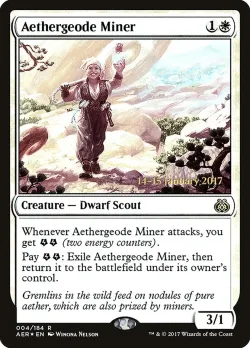 Aethergeode Miner #4s · Magic: The Gathering