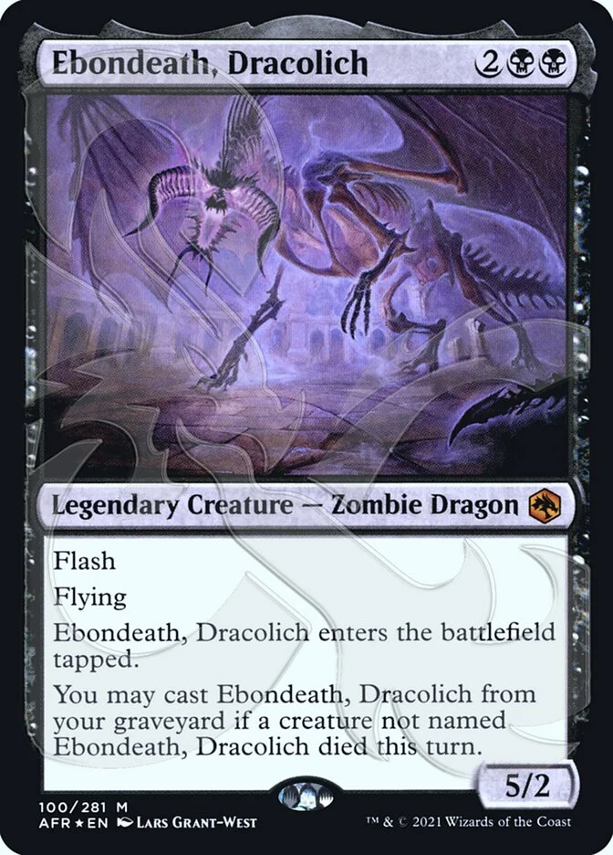 Ebondeath, Dracolich 「PAFR/100a」「EN」