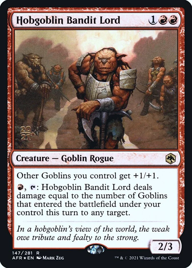 Hobgoblin Bandit Lord 「PAFR/147s」「EN」