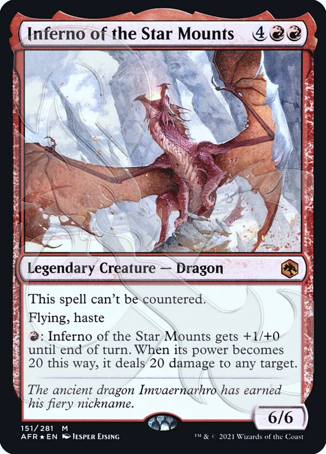 Inferno of the Star Mounts 「PAFR/151a」「EN」