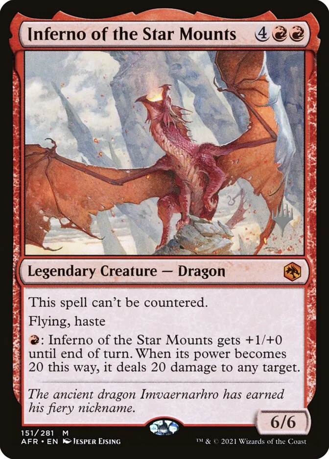Inferno of the Star Mounts 「PAFR/151p」「EN」